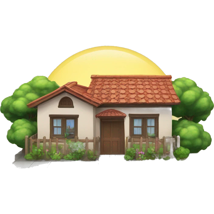 house and street Philippines emoji