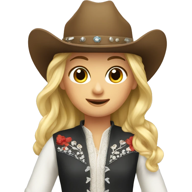 two norwegian brides cowboy emoji
