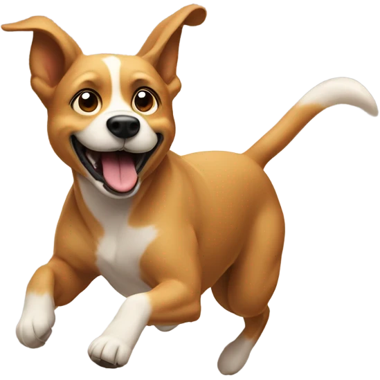 Dog running emoji