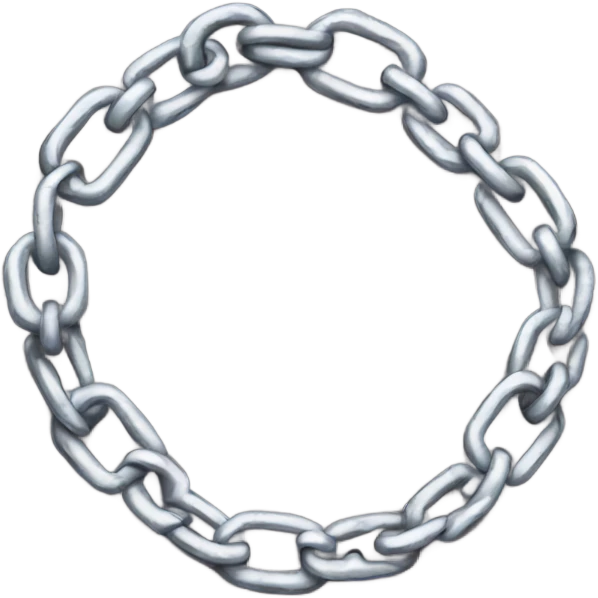 a broken chain emoji