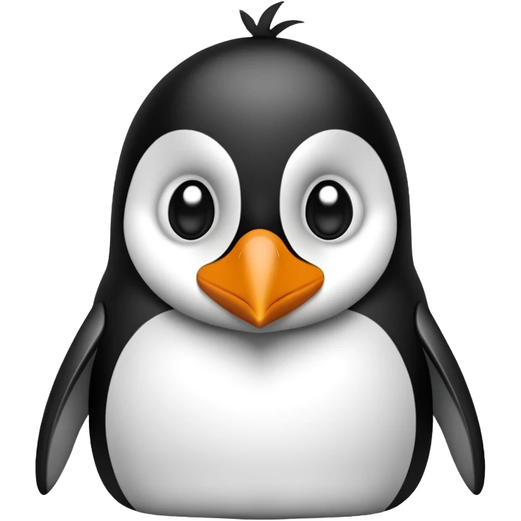 Horror penguin emoji