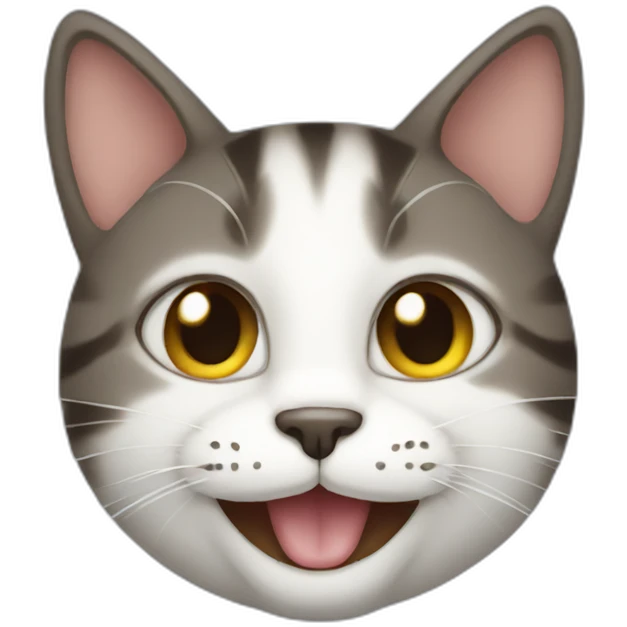 Cat smiling emoji