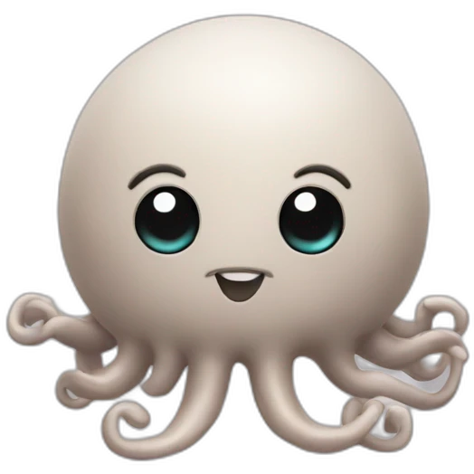 Un poulpe mignon emoji