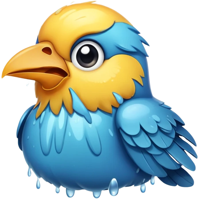 Bird crying  emoji