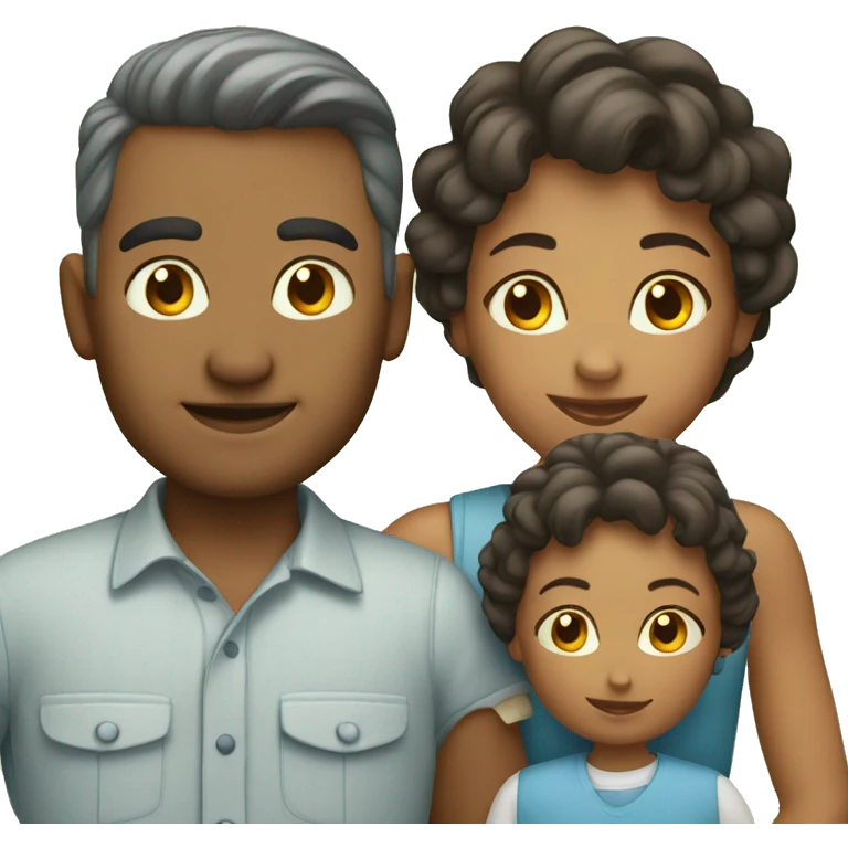 caucasian family of 4 emoji