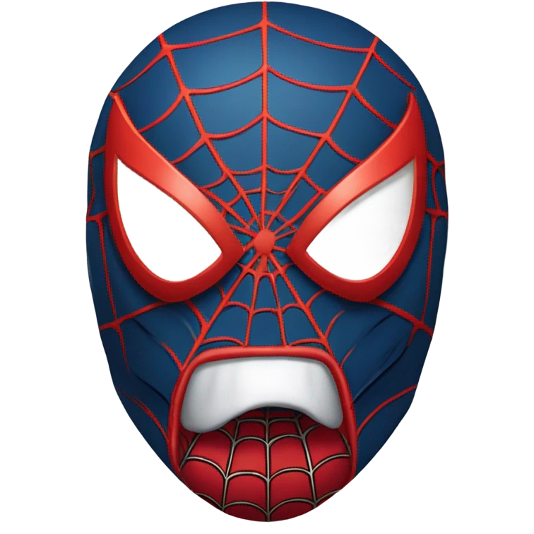 Angry spiderman emoji