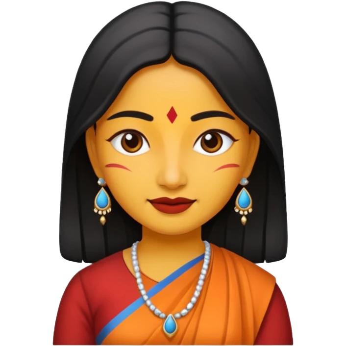 India woman emoji