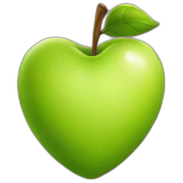 heart-apple emoji