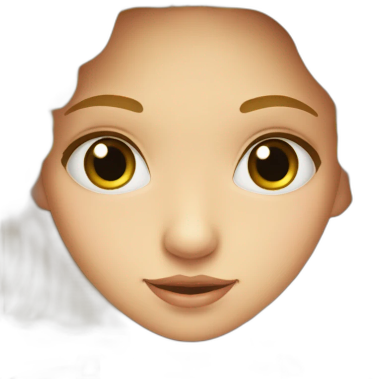niña-rubia-ojos celestes emoji