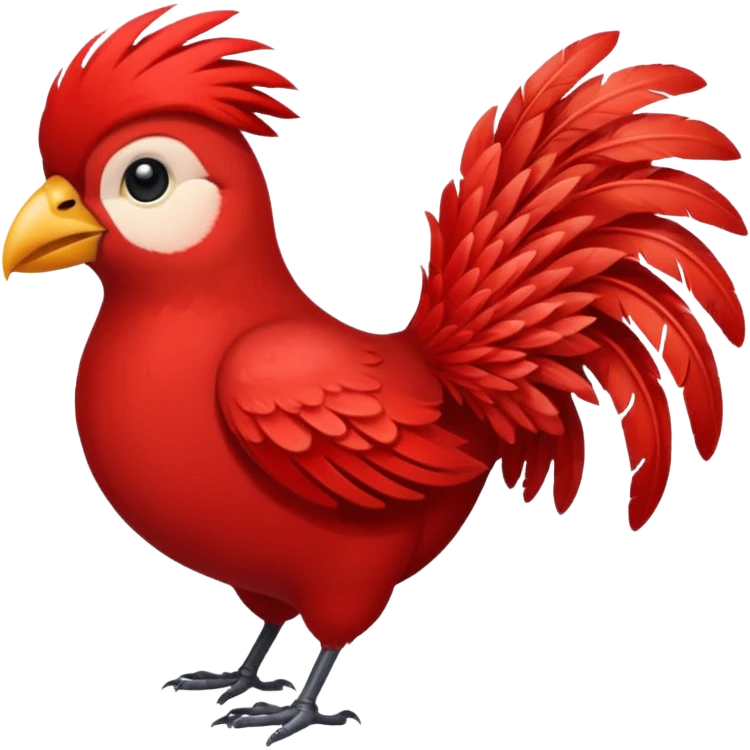 bird in red  emoji