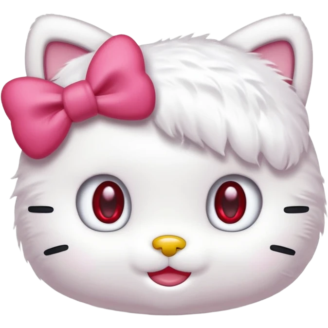 Hello kitty cartoon emoji