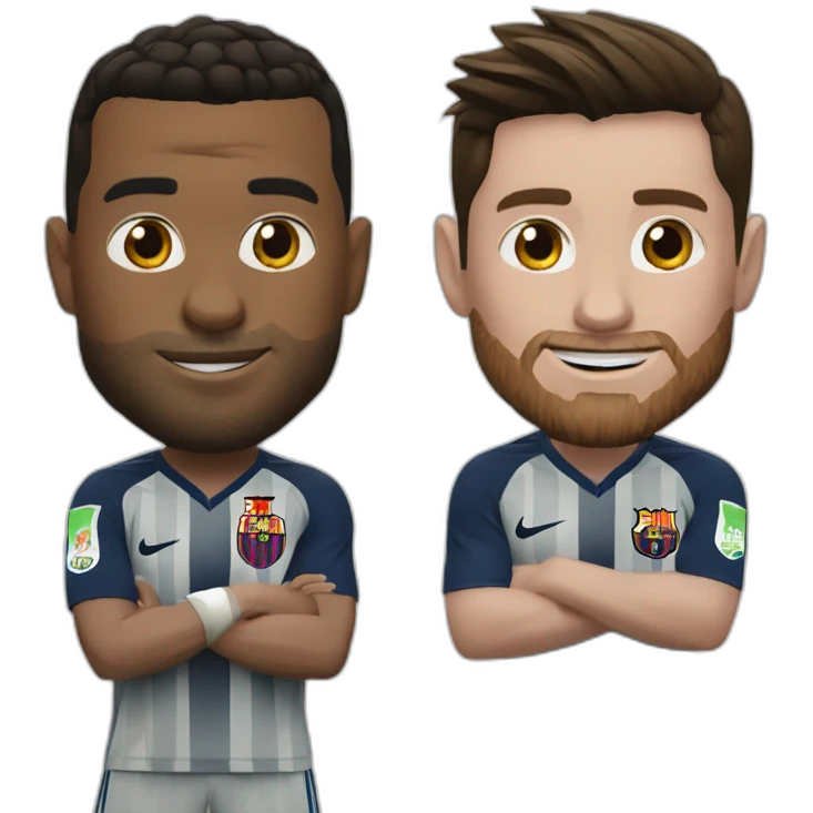 Cr7 bagarre messi emoji