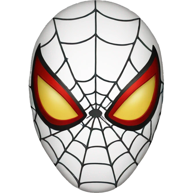 Spiderman mask emoji