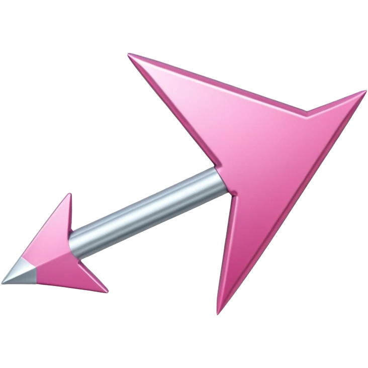pink arrow emoji
