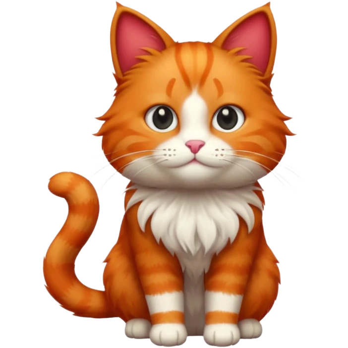 Gato vermElho emoji