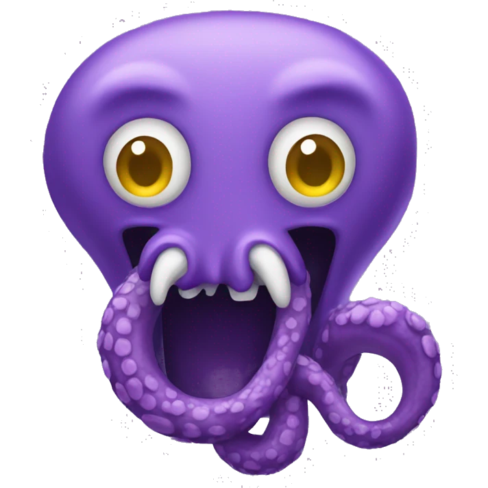 purple tentacle emoji