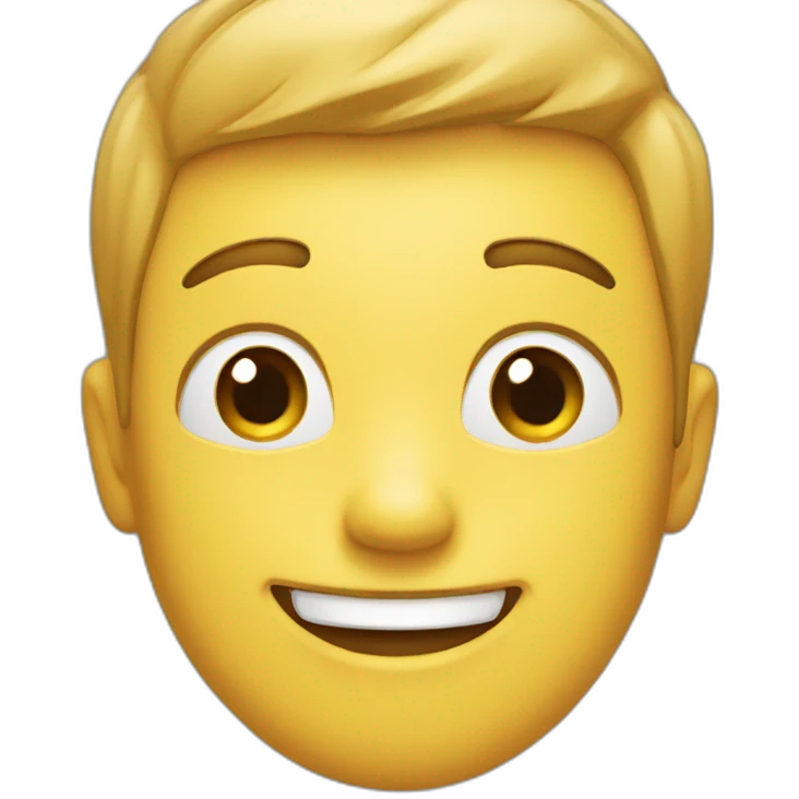 Happy face emoji