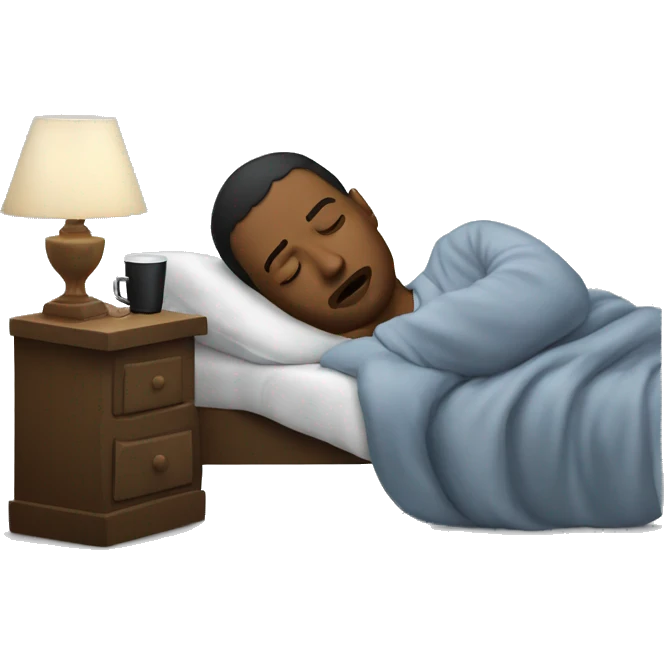 Sleeping and listening to true crime podcast emoji