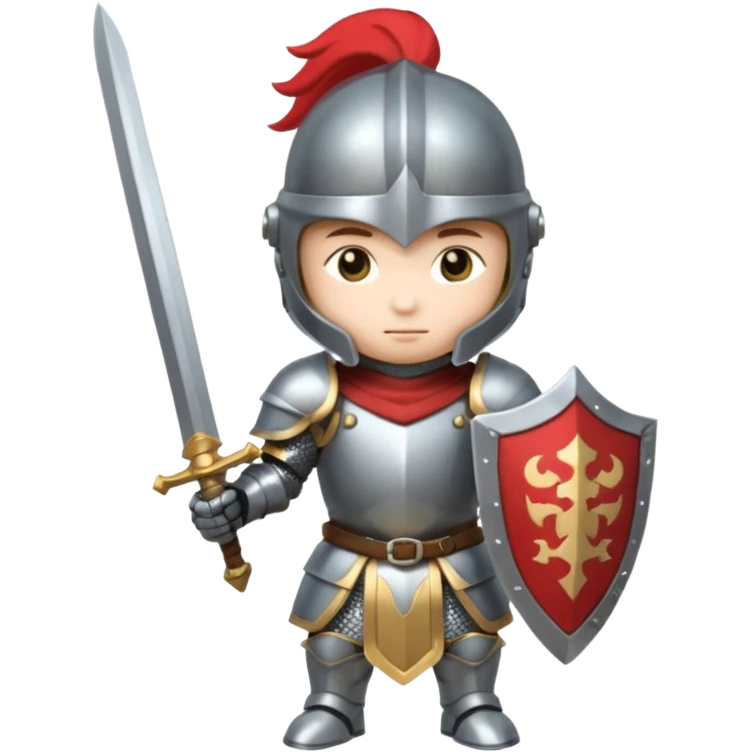 knight, chibi full body emoji