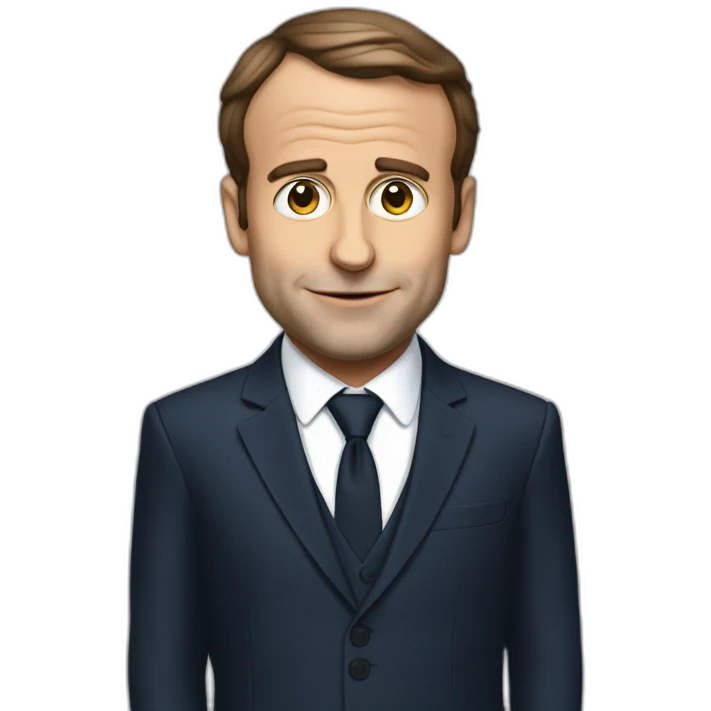 Macron fait caca emoji