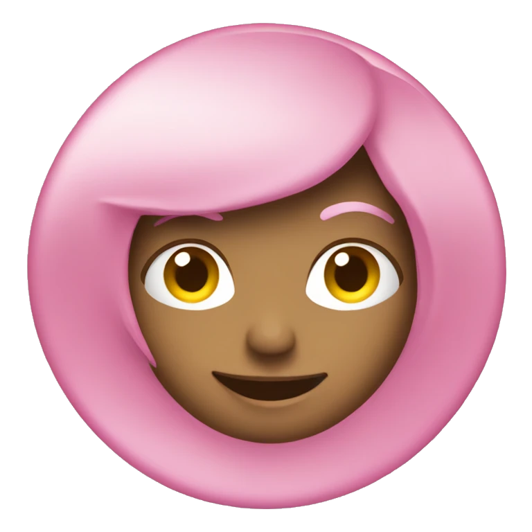 disque couleur rose emoji