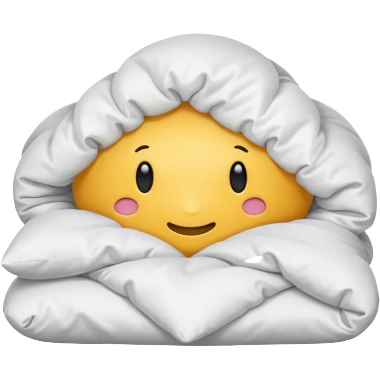 Oreiller sans visage emoji