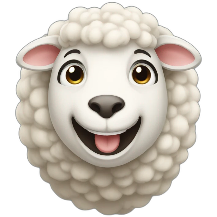 laughing-sheep emoji