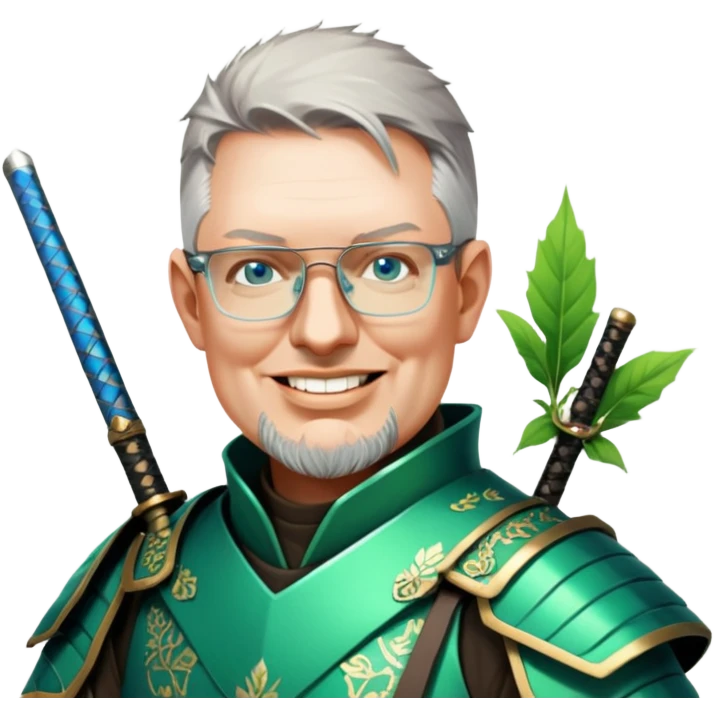 Emerald Samurai emoji