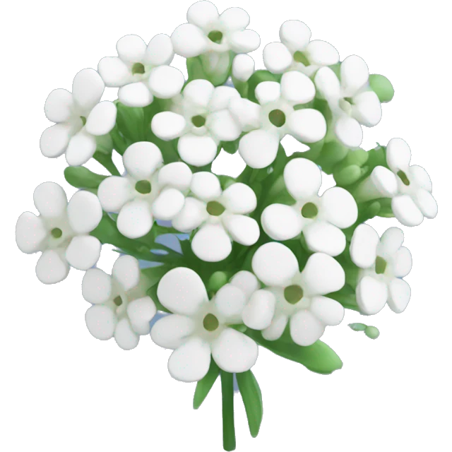 Baby breath flower emoji