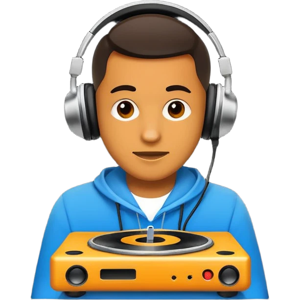 Make a logo for Deejay Harris  emoji