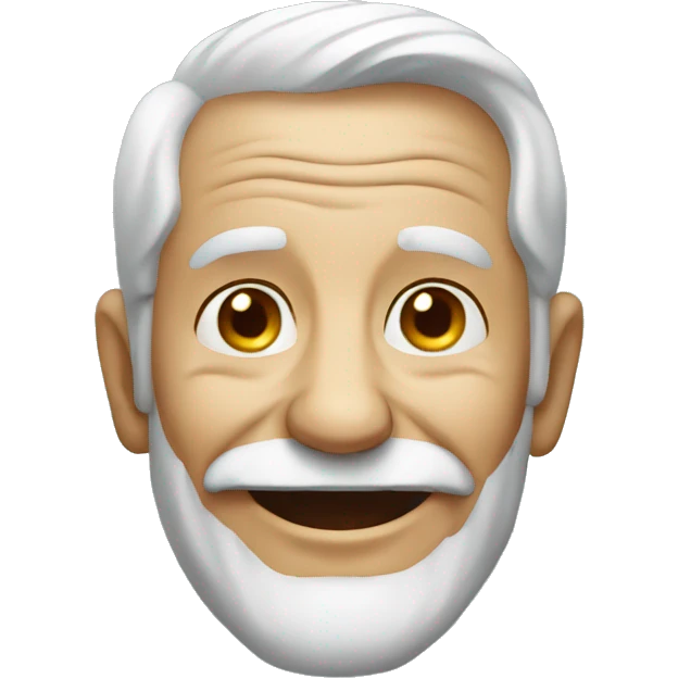old man smiling emoji