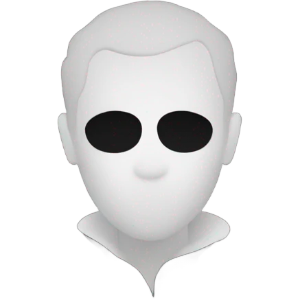 black shadow emoji