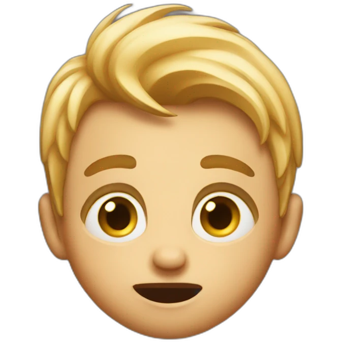 Surprised boy emoji