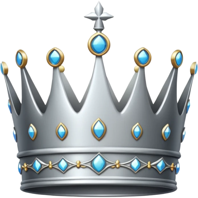 👑 this but silver emoji