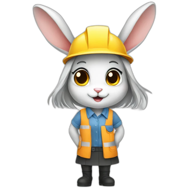 Architect Rabbit Girl emoji