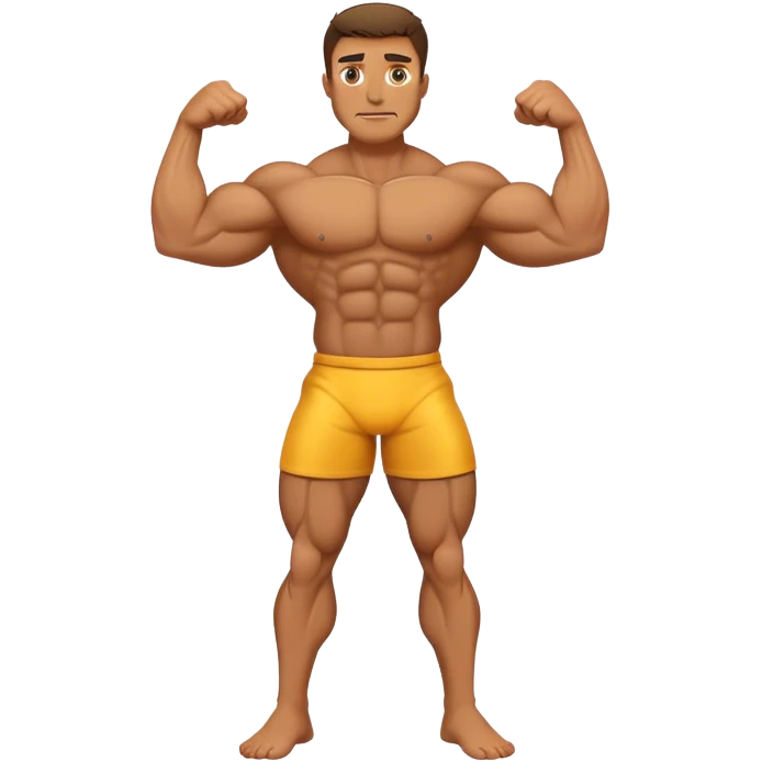 man with muscles emoji