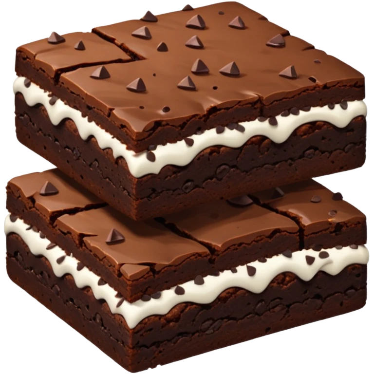 Triple Chocolate Brownie emoji