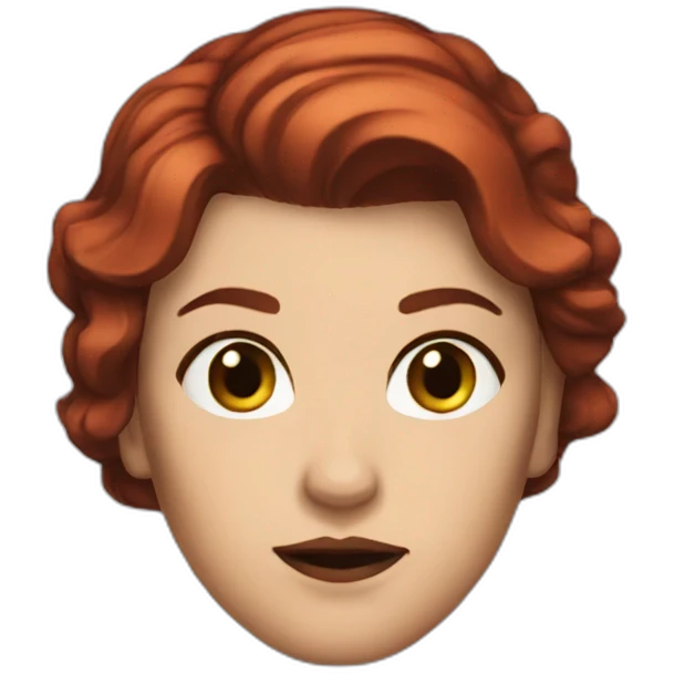 head Black Widow marvel emoji