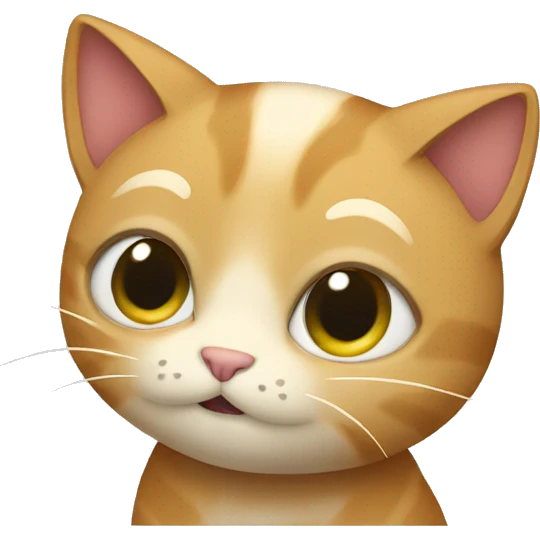 cat that is making  decisions emoji