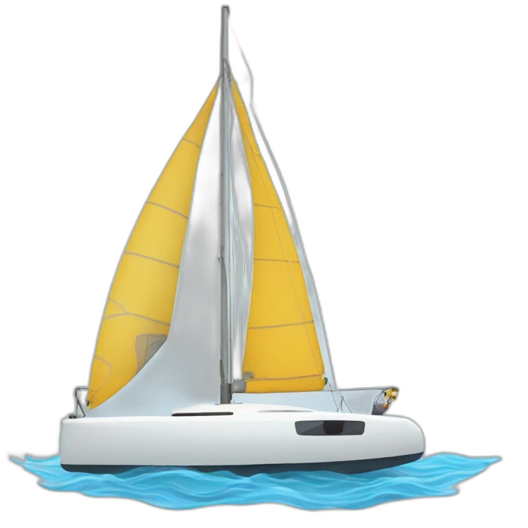 Catamaran sailing emoji