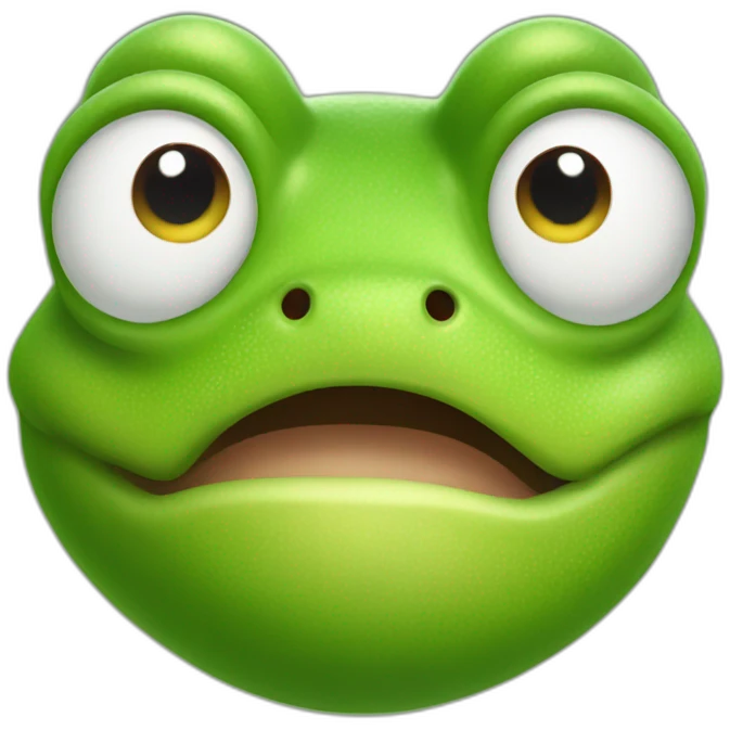 mr frog feeling super emoji