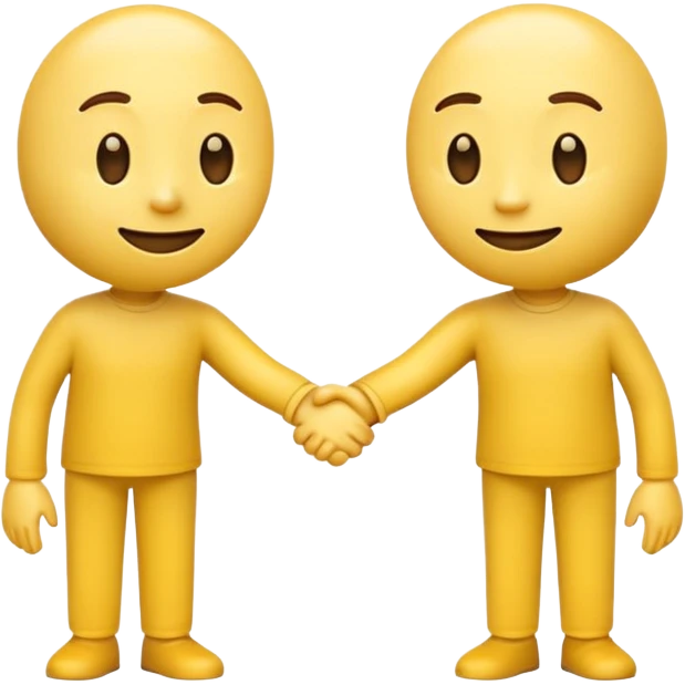 Emoji depicting the regular yellow emoji person shaking their hands horizontally side to side saying 6 7 emoji