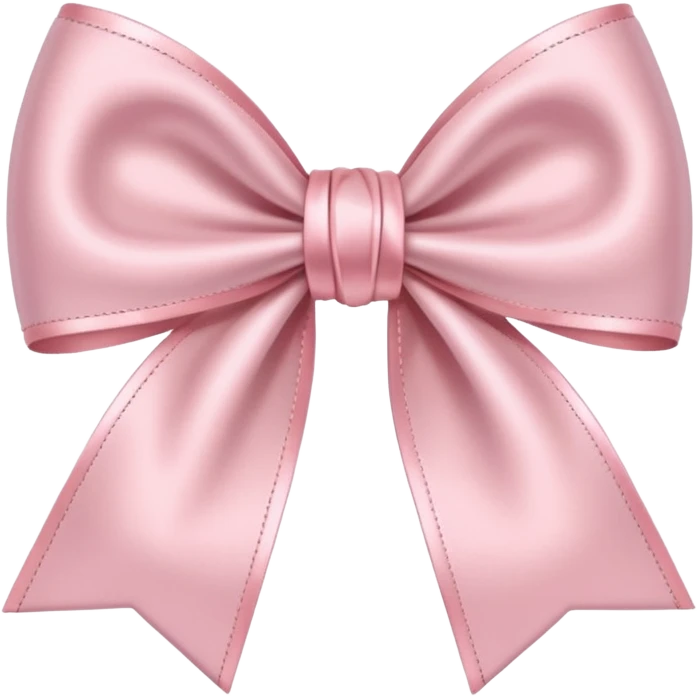 A Light pink bow emoji