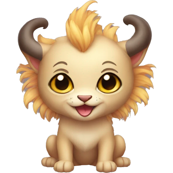 emoji cute chimera  emoji