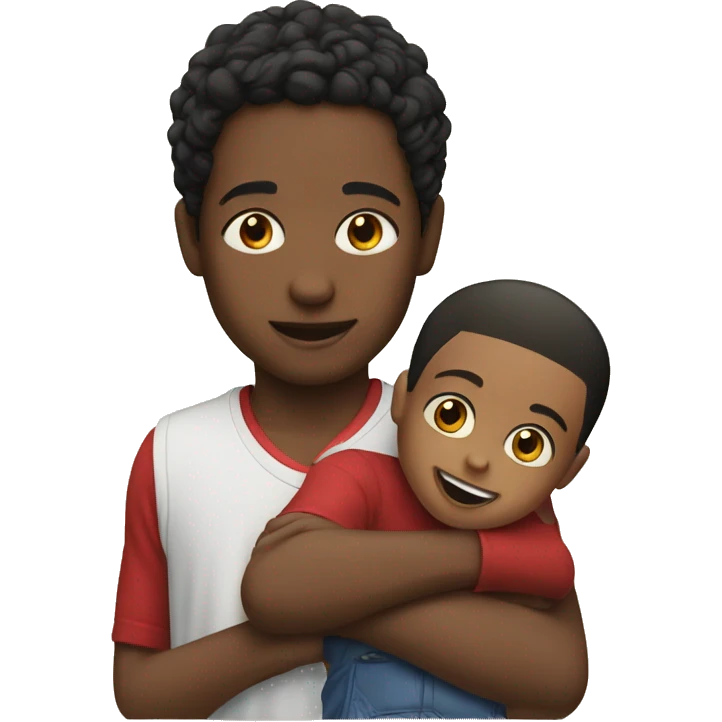 child with jordan emoji