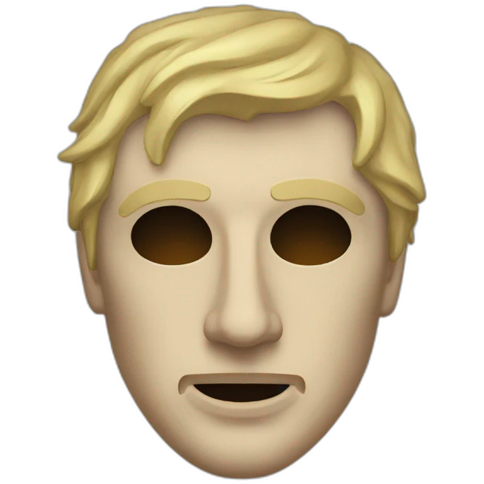 Mask of Boris Brejcha emoji