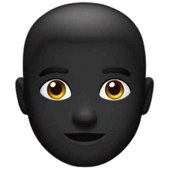 Black paint emoji