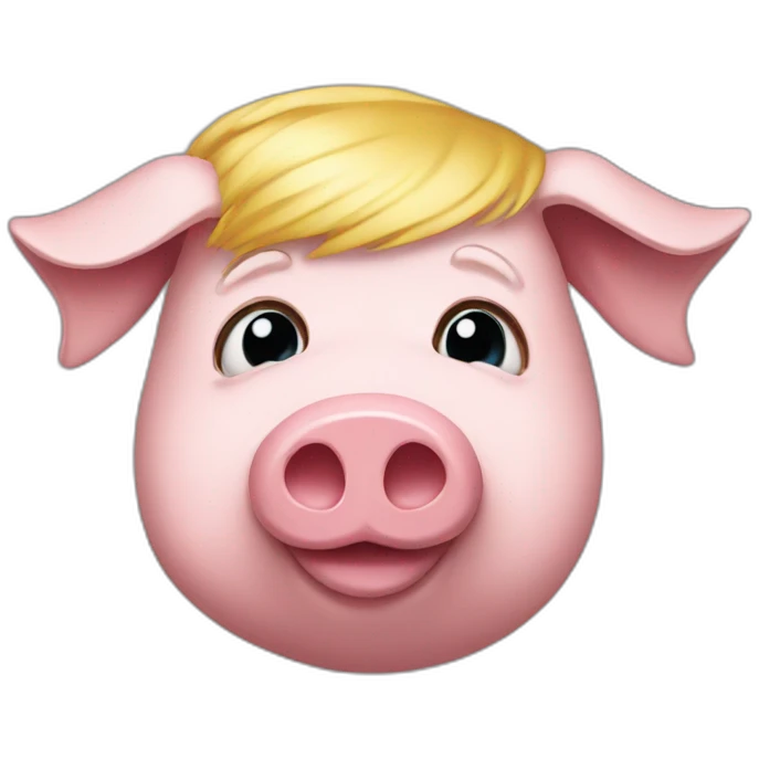 Trump-pig emoji