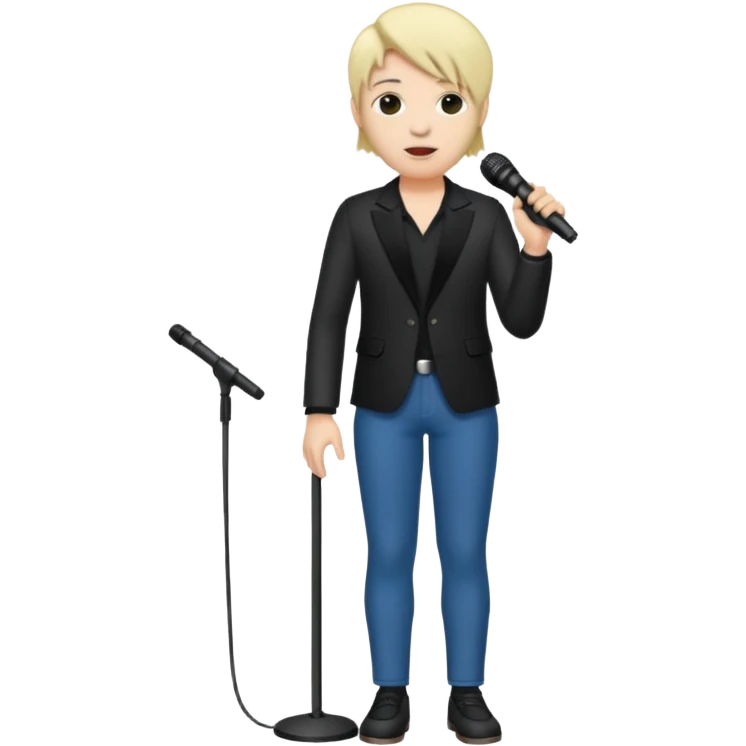 singer full body emoji