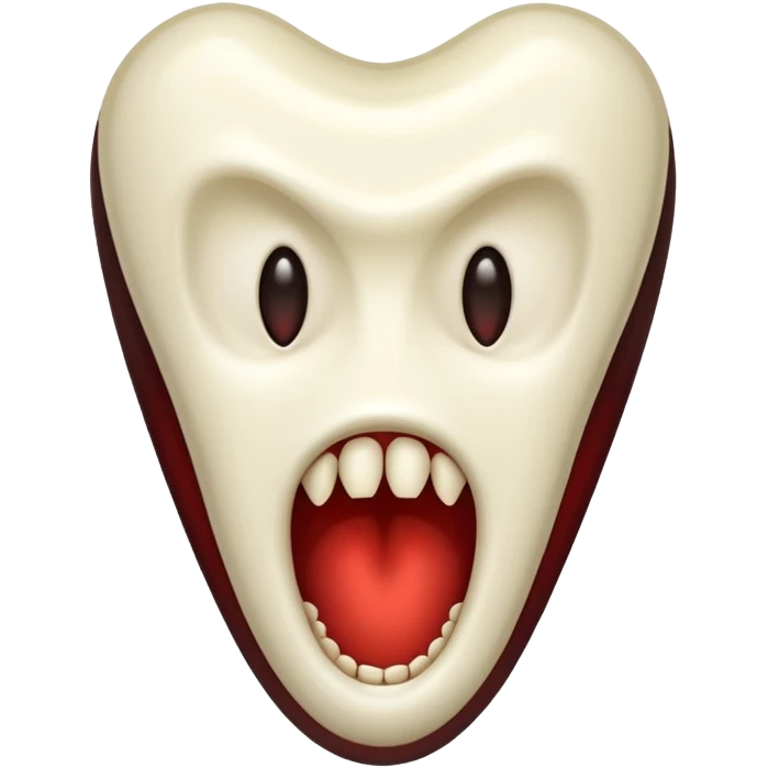 Vampire tooth emoji